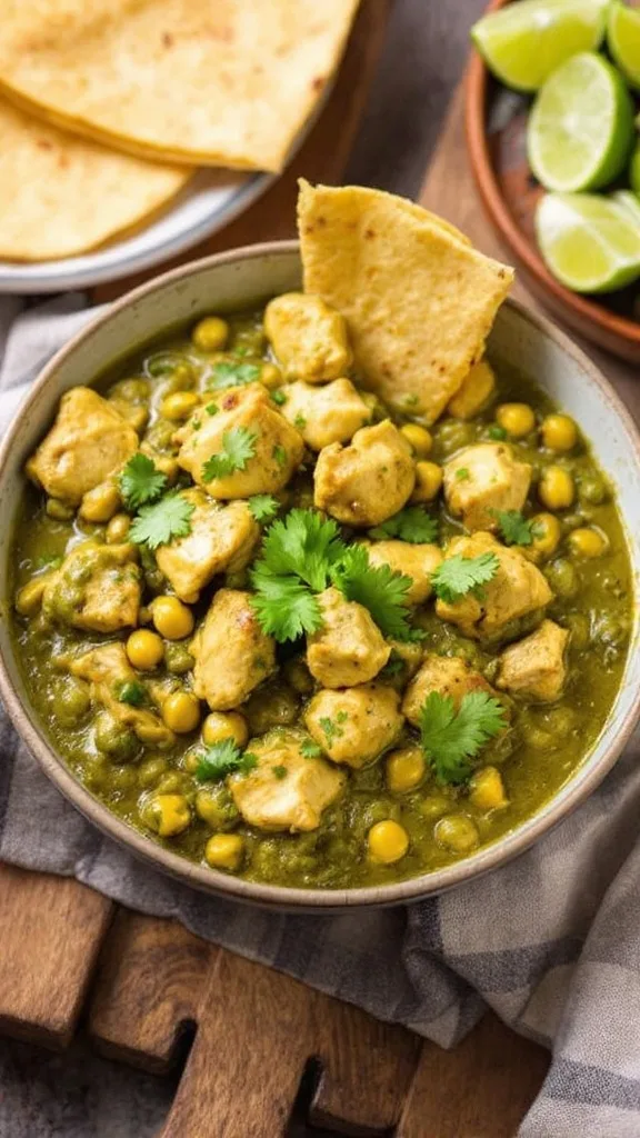 Delicious Chicken Chile Verde