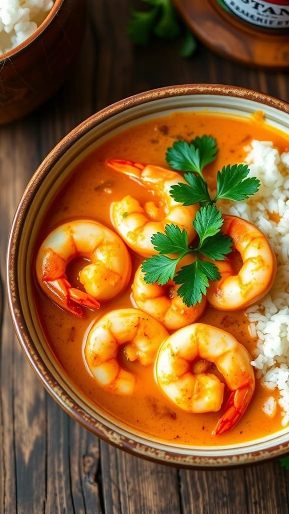 A Flavorful South Indian Coconut and Prawn Curry