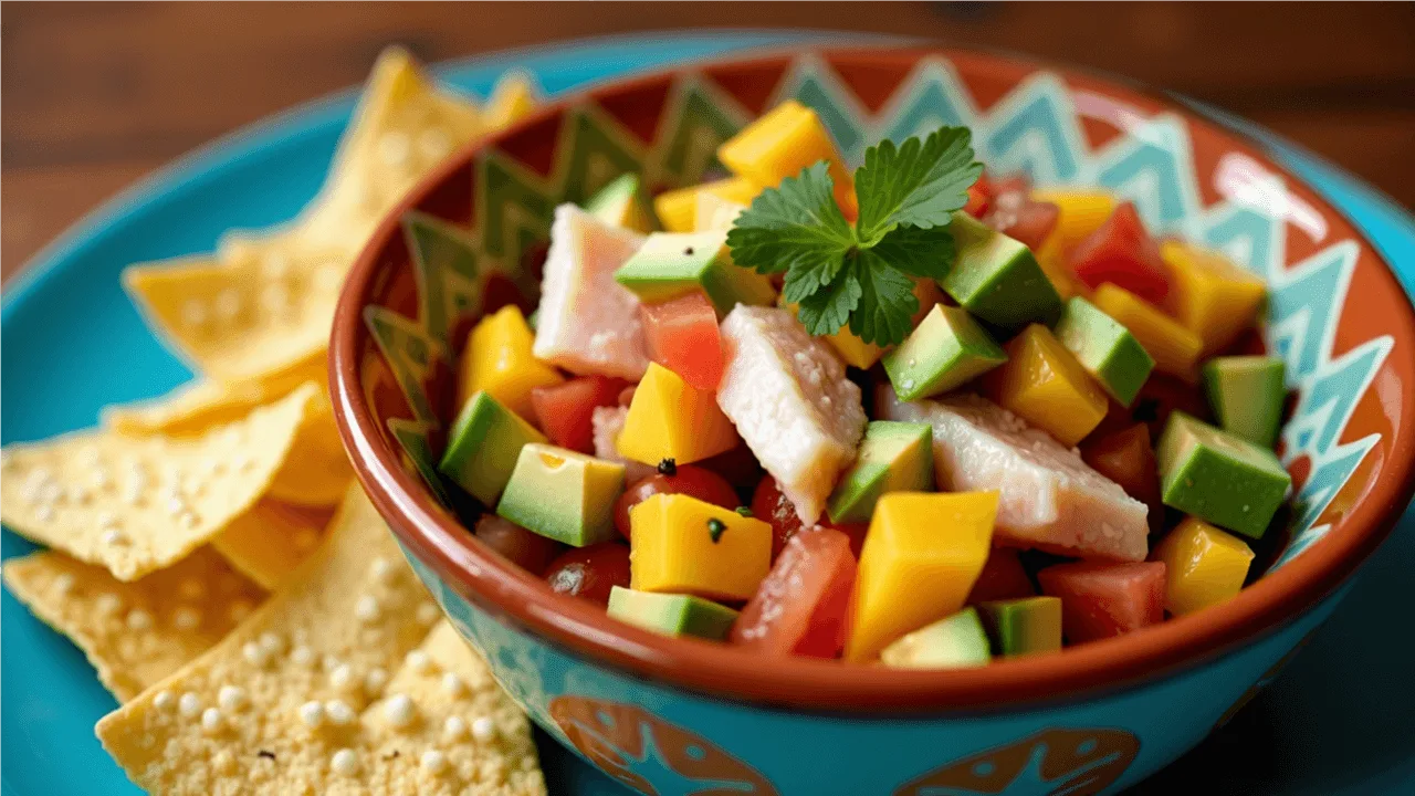 Zesty Ceviche with Mango and Avocado
