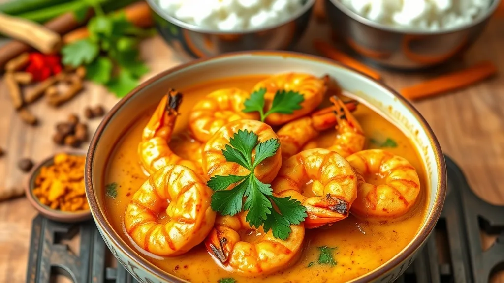 South Indian Coconut and Prawn Curry