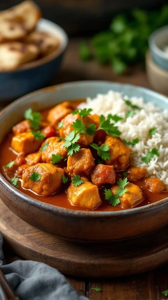 Delicious Spicy Chicken Pathia