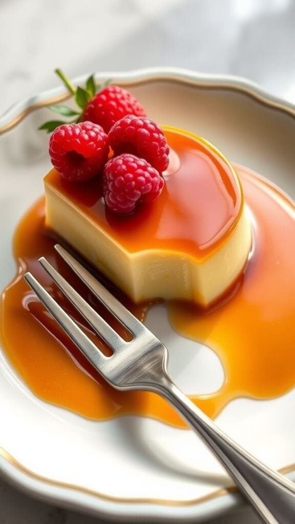 Delicious Traditional Caramel Flan