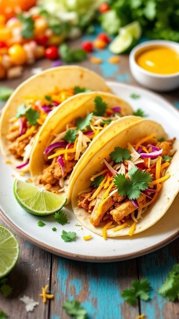 Deliciously Spicy Mango Habanero Chicken Tacos