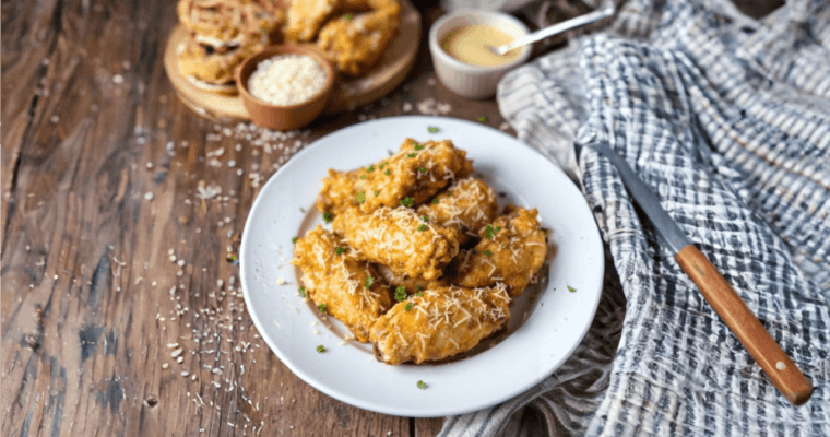 Deliciously Crispy Garlic Parmesan Wings