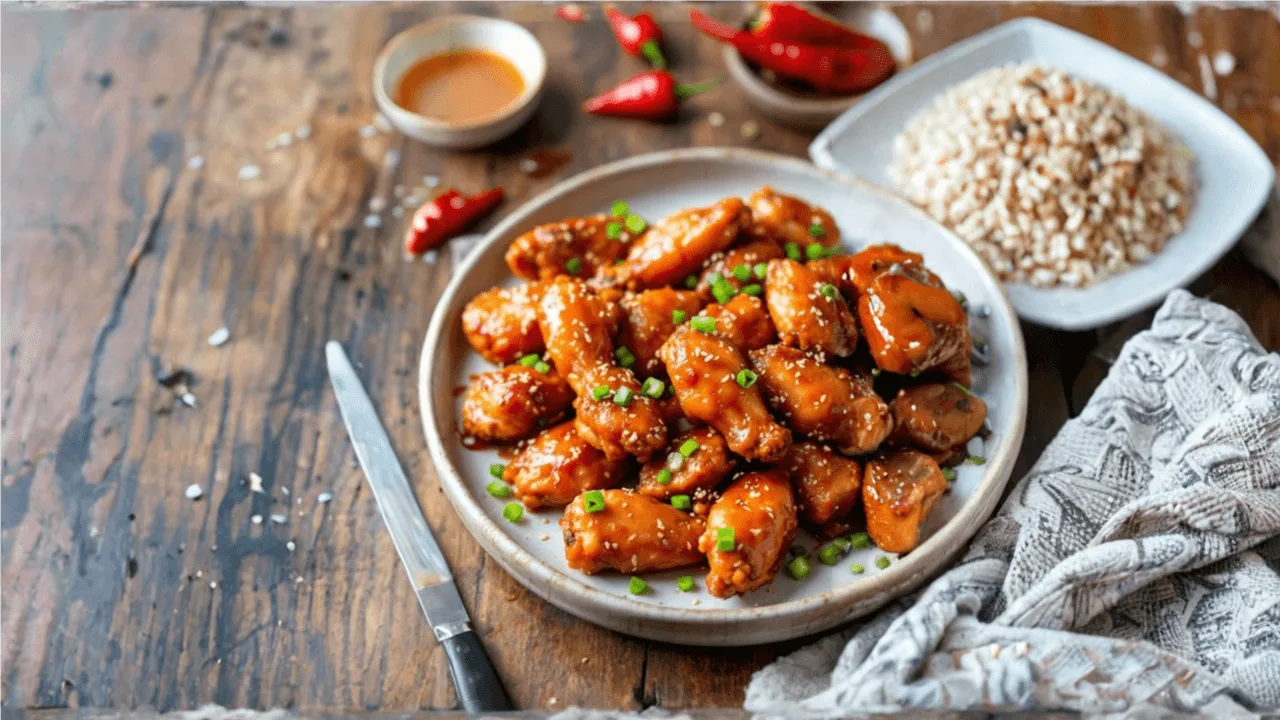 Delicious Honey Sriracha Glazed Wings