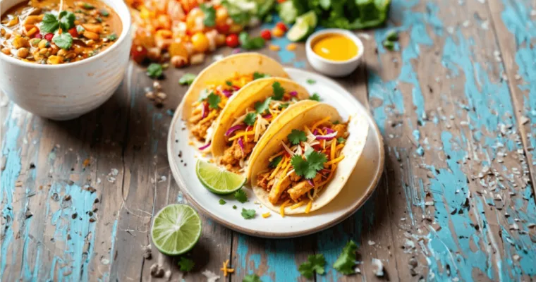 Deliciously Spicy Mango Habanero Chicken Tacos