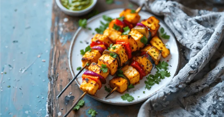 Delicious Spicy Grilled Paneer Tikka