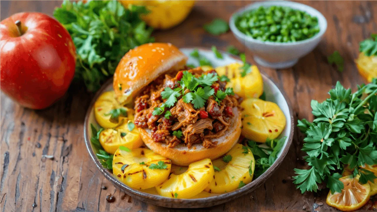 Slow Cooker Pineapple Chipotle Pulled Pork