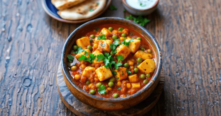 Delicious and Easy Punjabi Matar Paneer
