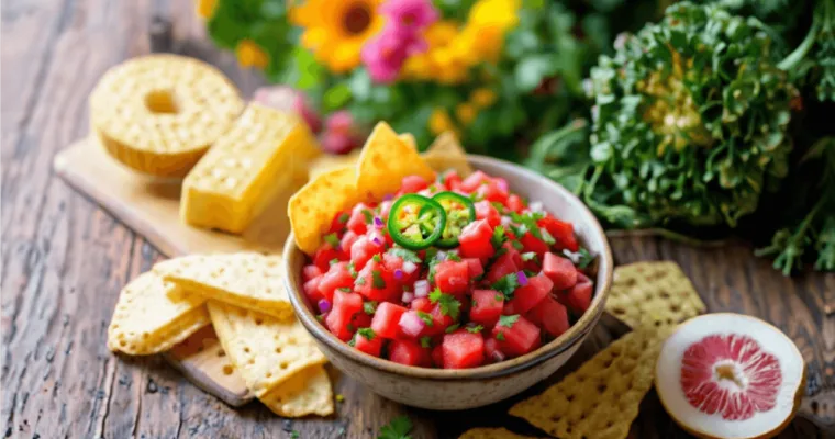 Deliciously Spicy Watermelon Salsa