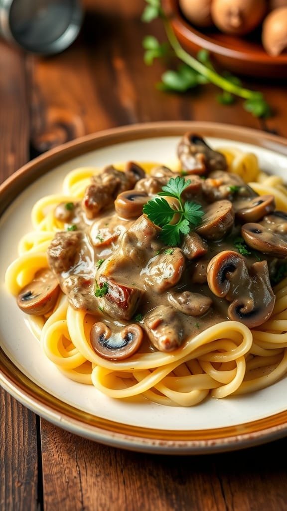 The Ultimate Beef Stroganoff