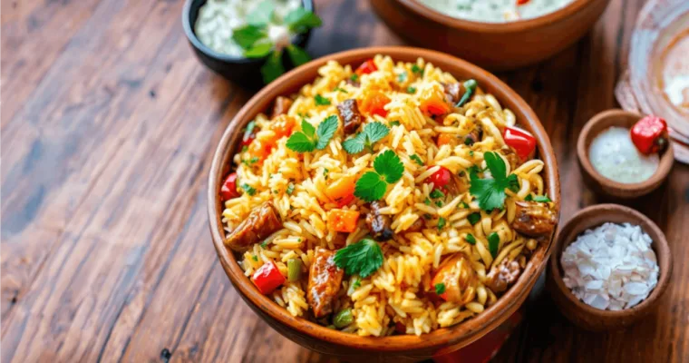 Vegetable Biryani Featured