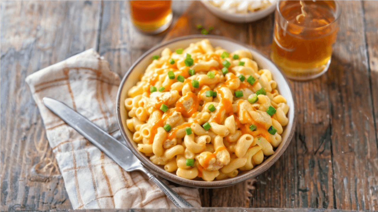 Buffalo Chicken Mac and Cheese