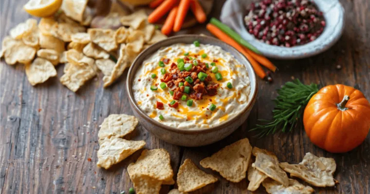 Delicious Cheesy Bacon Ranch Dip