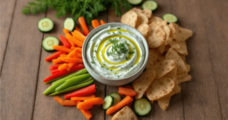 Delicious and Easy Cucumber Dill Dip
