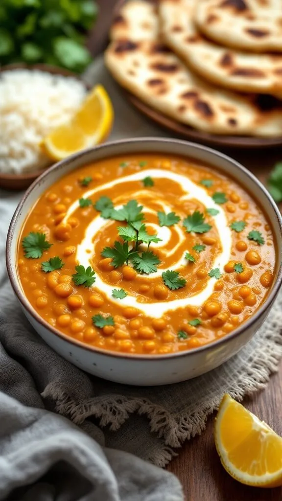 Delicious Lentil and Coconut Dahl