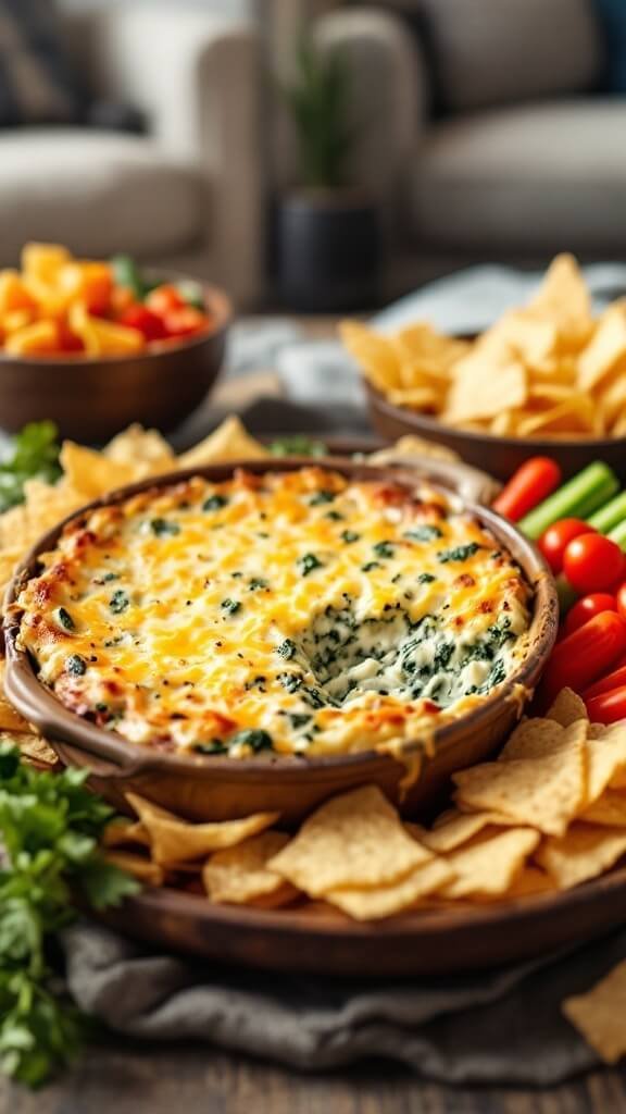 Delicious Spinach Artichoke Dip