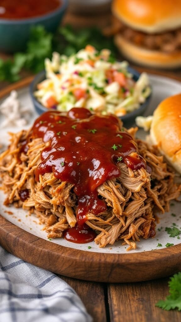 Deliciously Tender Coffee-Spiced Pulled Pork Coffee-Rubbed Pulled Pork