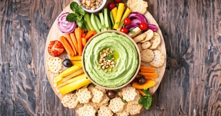 Delicious Creamy Basil Pesto Dip