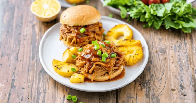 Delicious Pineapple Teriyaki Pulled Pork