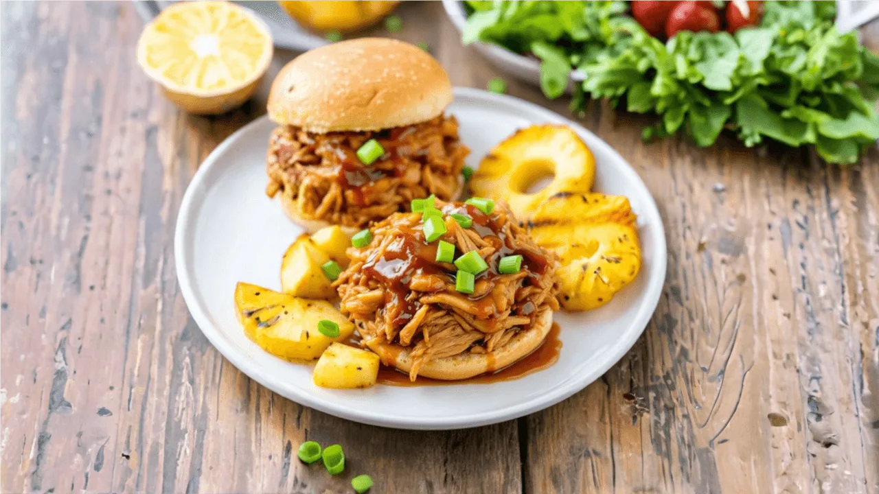 Sweet & Savory Pineapple Teriyaki Pulled Pork