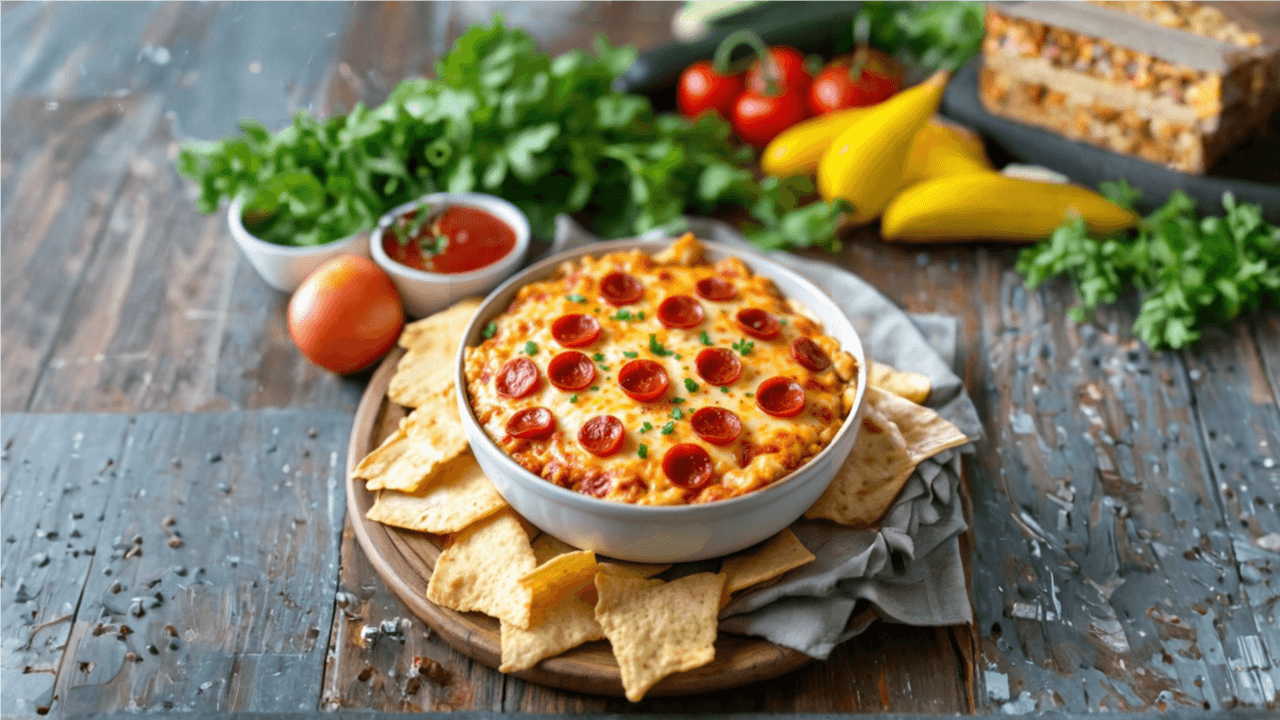 Ultimate Cheesy Pizza Dip