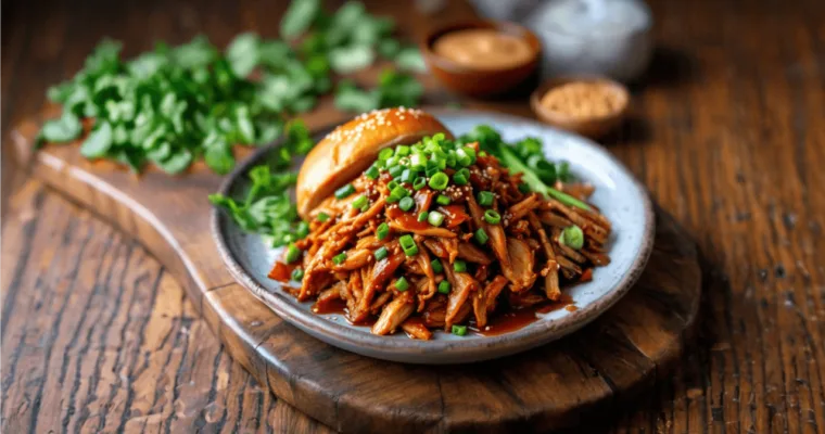 Delicious Slow Cooker Asian-Inspired Pulled Pork