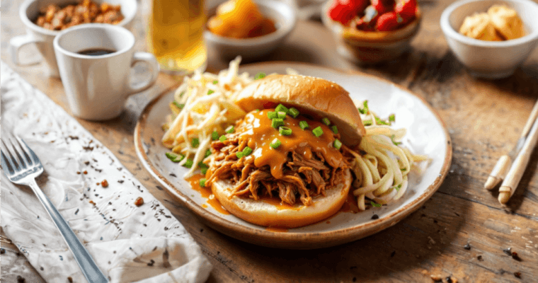 Slow Cooker Mustard-Based Pulled Pork (Carolina Style)
