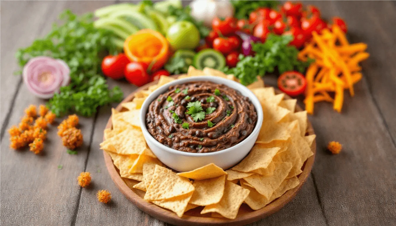 Fiery Spicy Black Bean Dip – The Ultimate Party Pleaser!