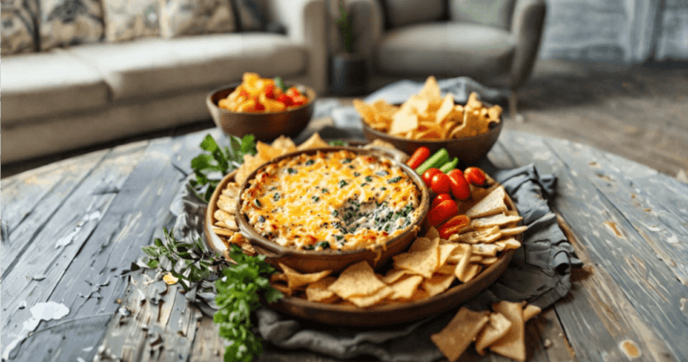 Delicious Spinach Artichoke Dip