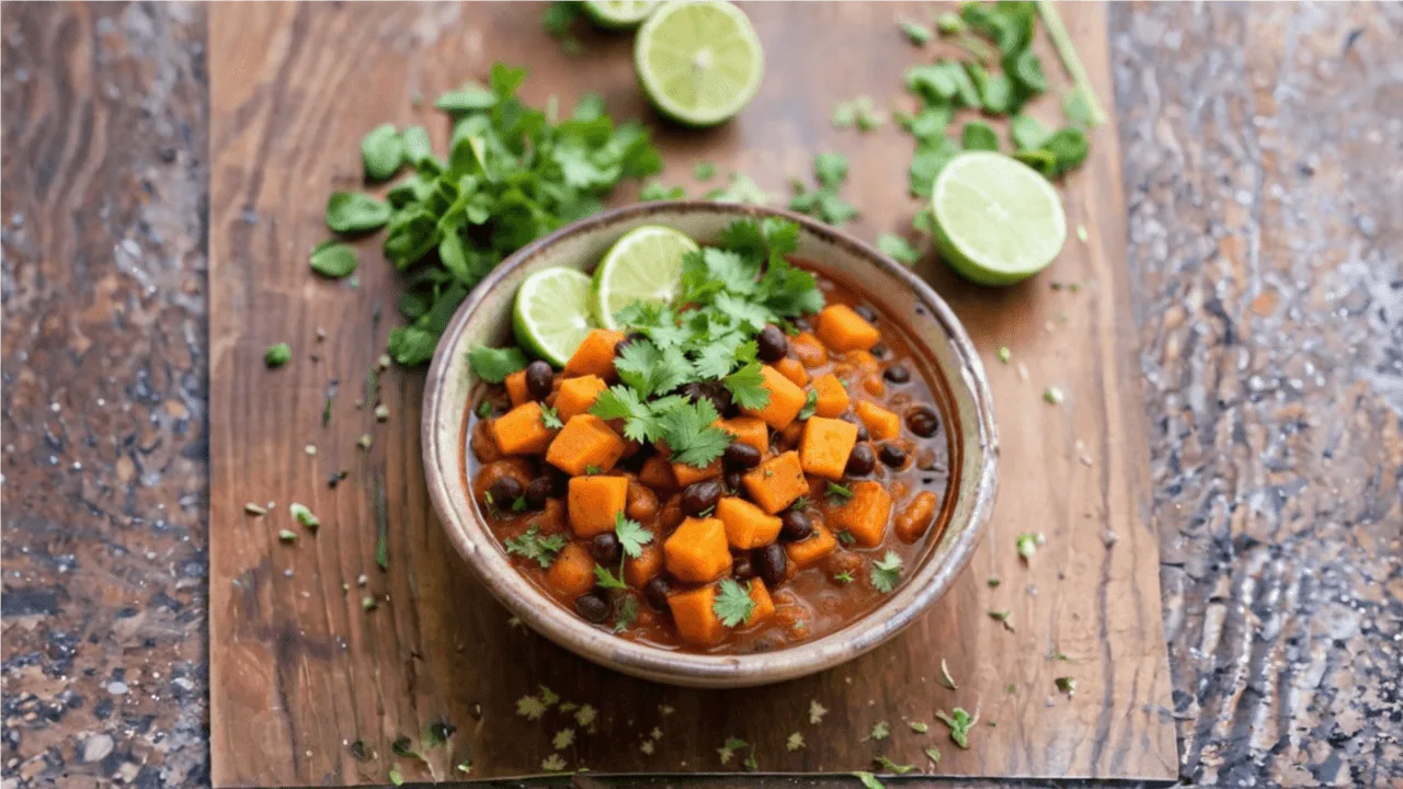 Sweet Potato and Black Bean Chili