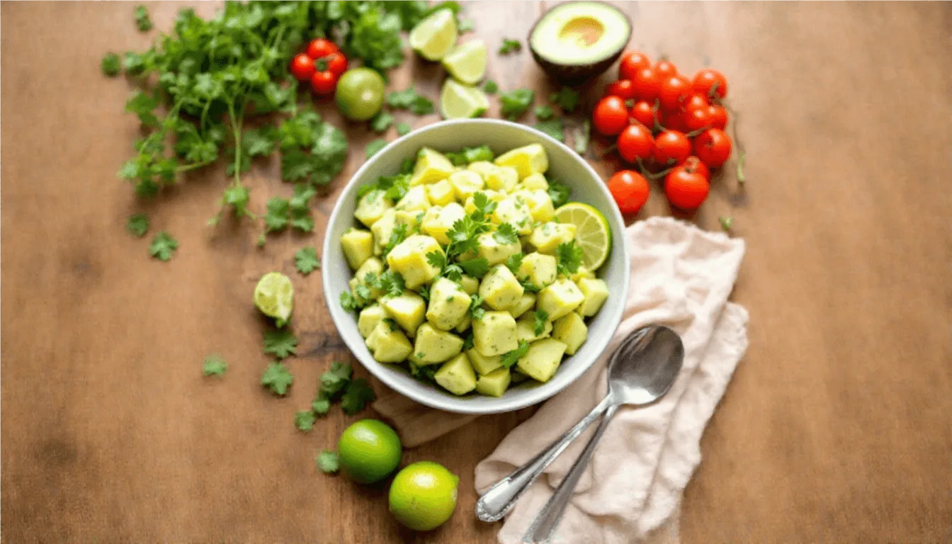 Creamy Avocado Lime Potato Salad: A Zesty Twist on a Classic