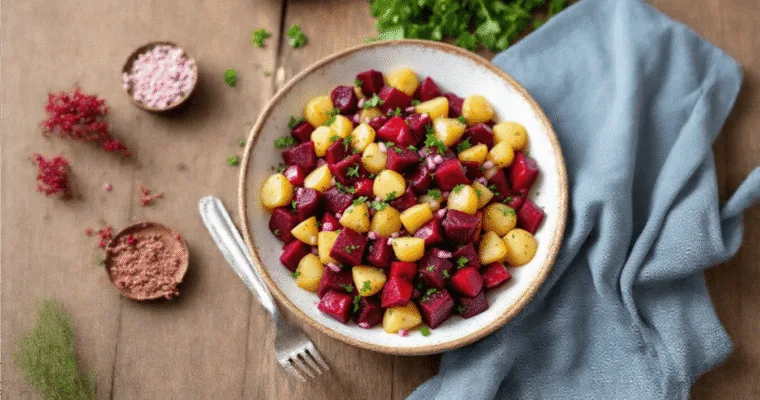 The Perfect Summer Beet and Potato Salad