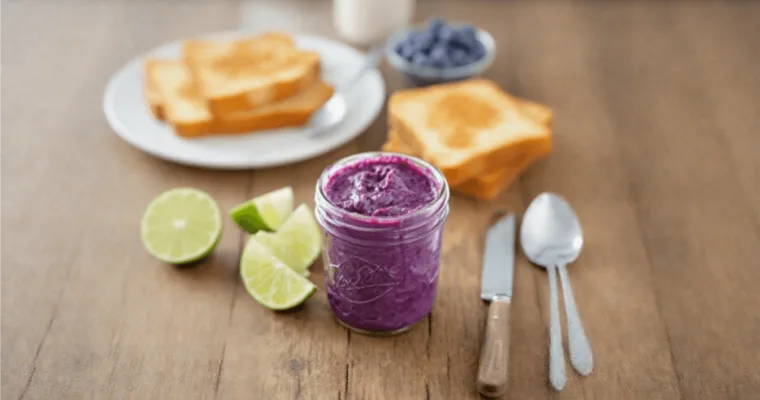 An Easy and Flavorful Blueberry Lime Butter