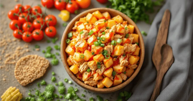 Flavor-Packed Buffalo Chicken Potato Salad