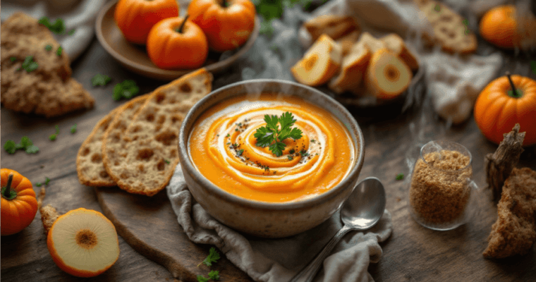 Creamy Butternut Squash & Apple Soup – A Fall Favorite!