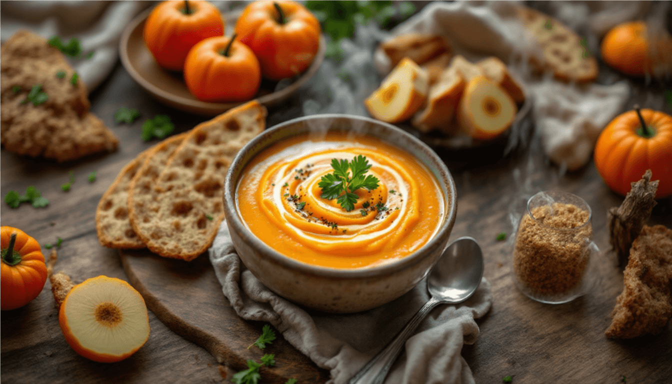 Creamy Butternut Squash & Apple Soup – A Fall Favorite!