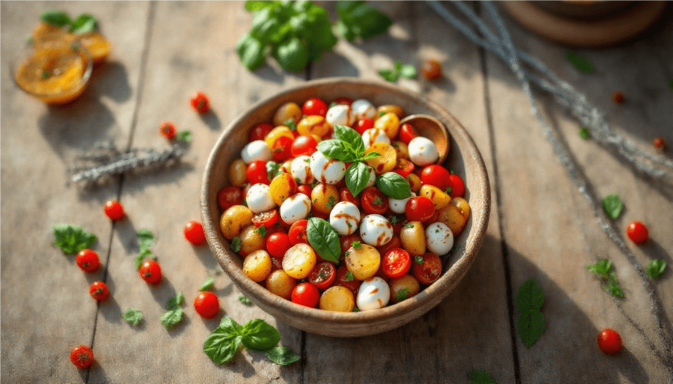 Caprese Potato Salad: A Fresh & Flavorful Summer Side