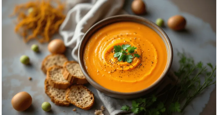 A Unique Twist on a Classic - Carrot & Cardamom Soup
