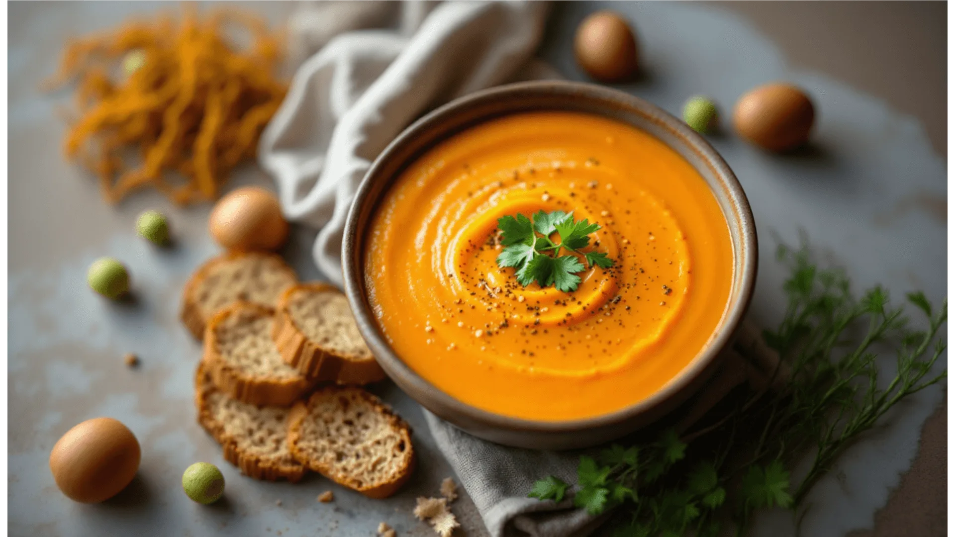 Creamy Carrot & Cardamom Soup – A Warm, Spiced Delight!