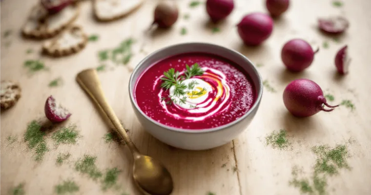 Chilled Beetroot Soup - A Summery Delight