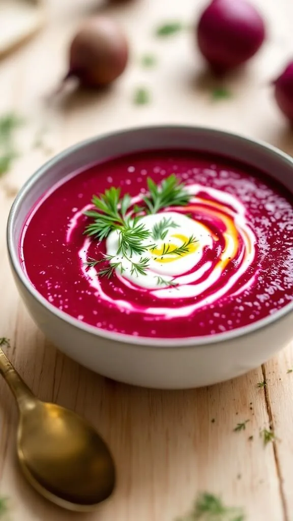 Chilled Beetroot Soup - A Summery Delight