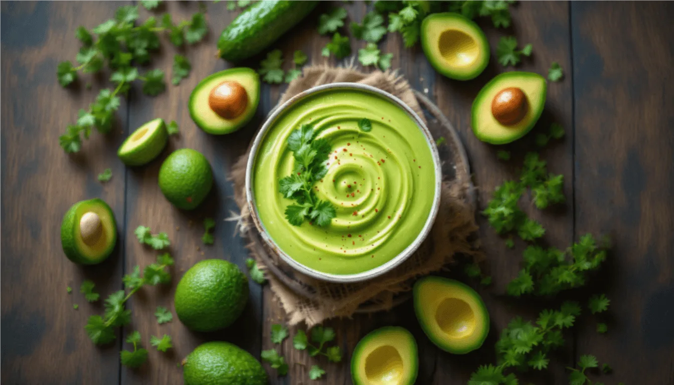 Creamy Chilled Cucumber & Avocado Soup – A Refreshing Summer Delight!