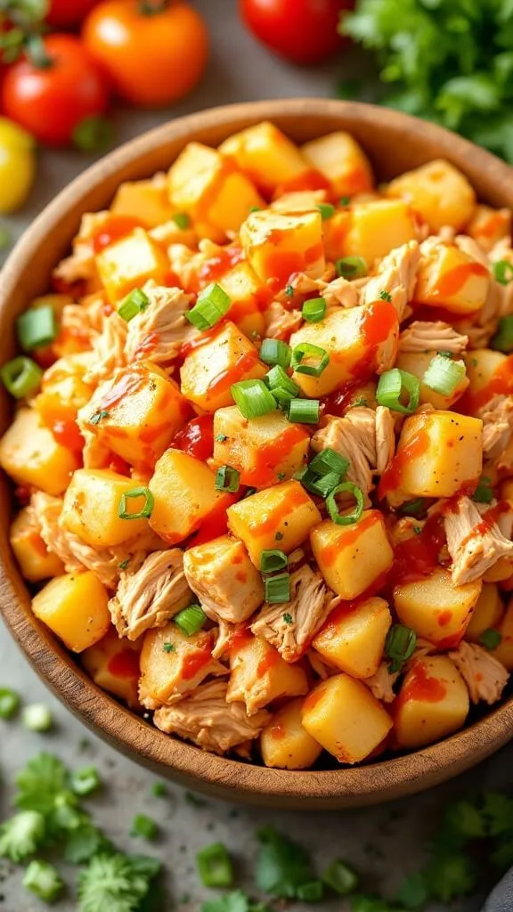 Flavor-Packed Buffalo Chicken Potato Salad