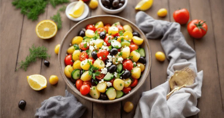 The Perfect Greek Potato Salad