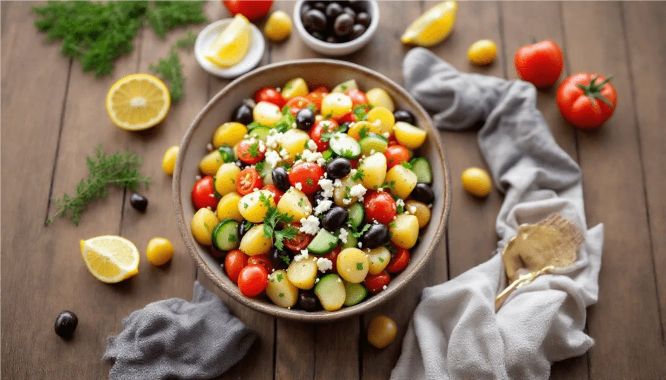 Greek Potato Salad: A Zesty, Mediterranean Twist on a Classic