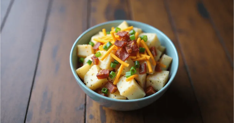 The Best Loaded Baked Potato Salad Recipe