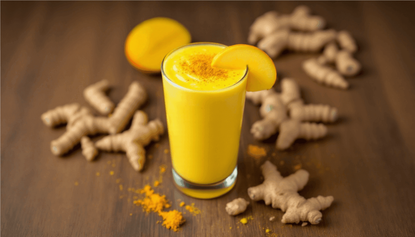 Golden Mango Turmeric Immunity Smoothie