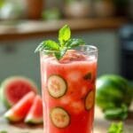 Refreshing Spicy Cucumber Watermelon Smoothie