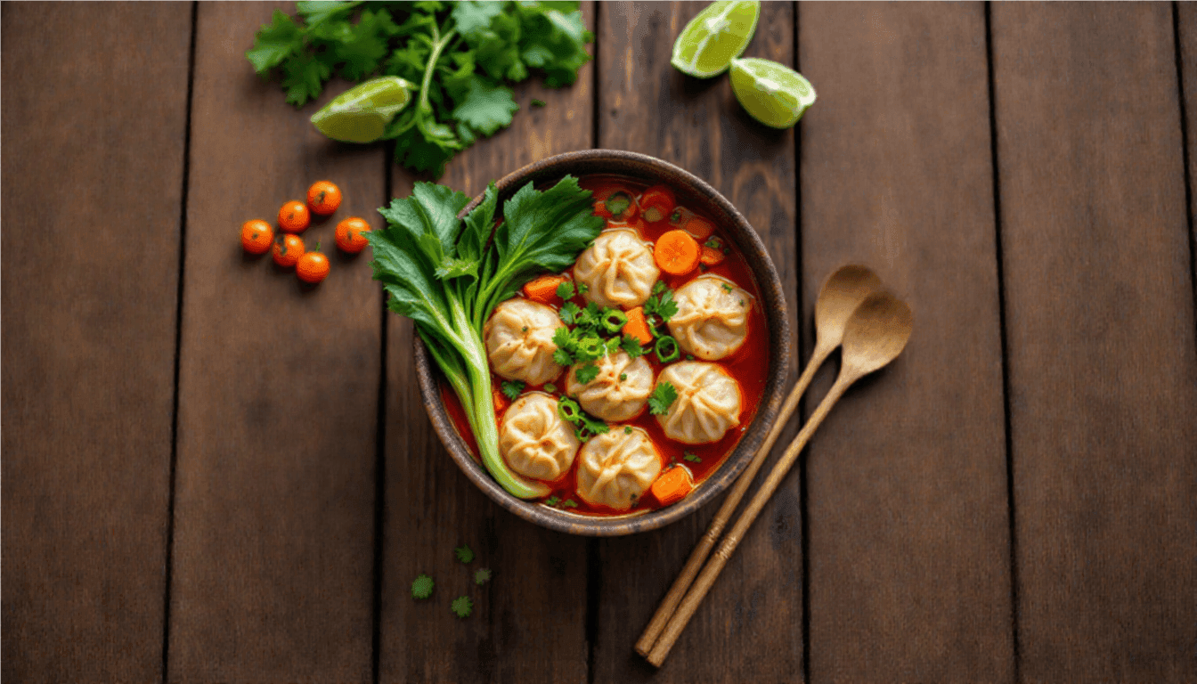 Spicy Dumpling Soup: A Flavor-Packed Comfort Bowl
